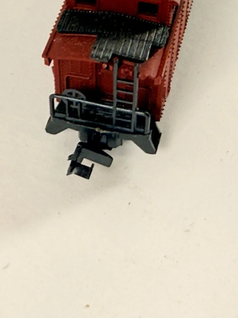 Life-Like N Scale Santa Fe ATSF Caboose Train Car 1951 AT&SF 7710 Red Model
